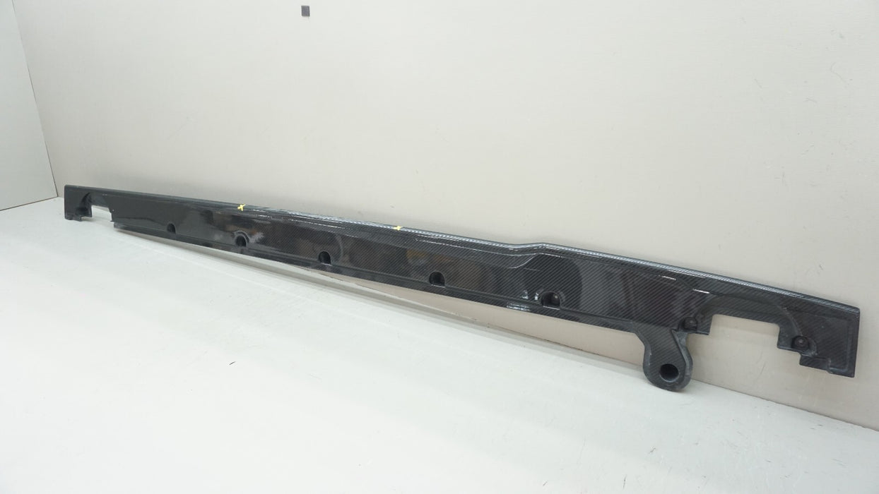 2018+ BENTLEY GT CARBON FIBER LEFT DRIVER SIDE SILL TRIM SKIRT 3SD071995