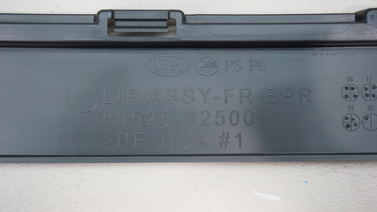 2017-2019 KIA SOUL FRONT LOWER BUMPER LIP SPLITTER VALANCE OEM 86525-B2500
