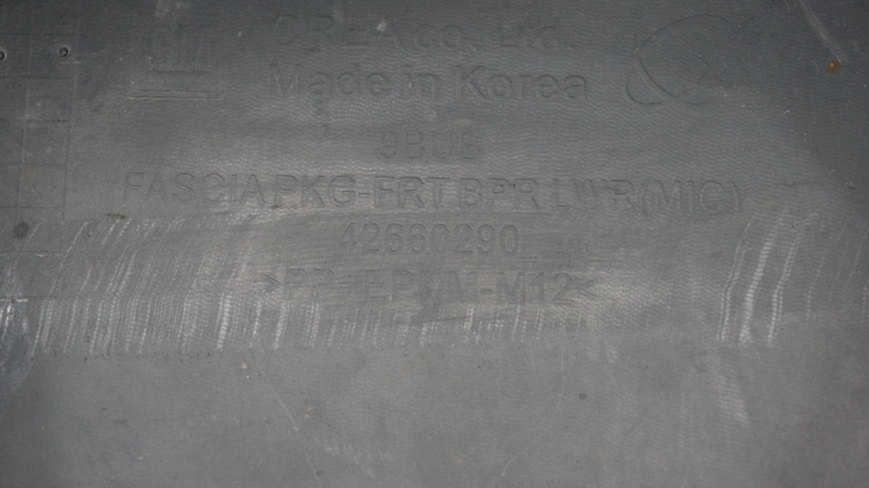 2020-2022 BUICK ENCORE FRONT LOWER BUMPER COVER VALANCE GRILLE 42660290 OEM