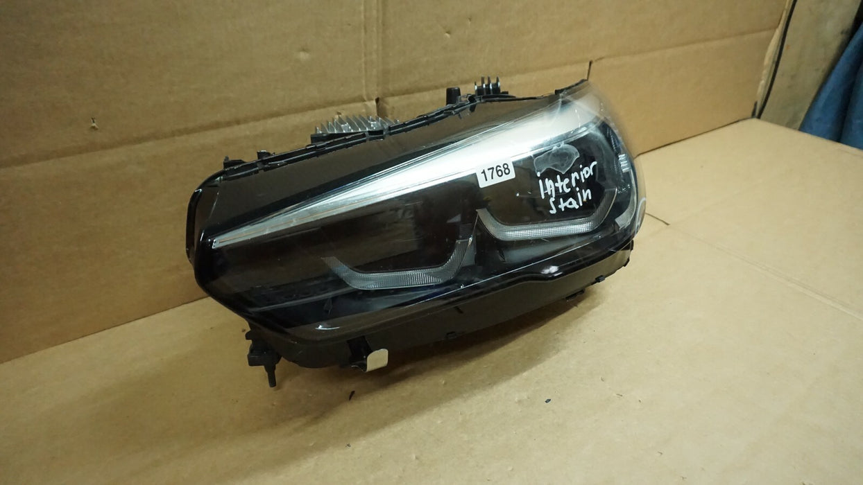 2019-2020 BMW X5 G05 FRONT LEFT DRIVER SIDE HEADLIGHT HEADLAMP FULL LED OEM