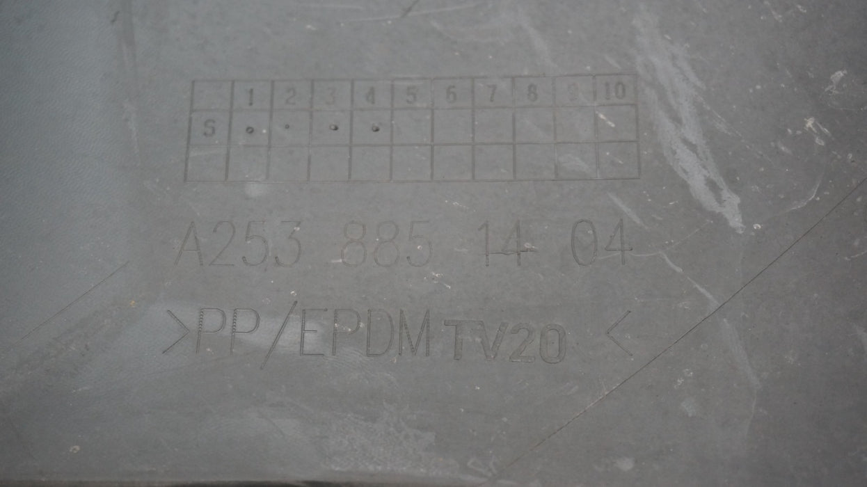 2020-2022 MERCEDES-BENZ GLC X253 FRONT LOWER BUMPER VALANCE OEM A2538851404