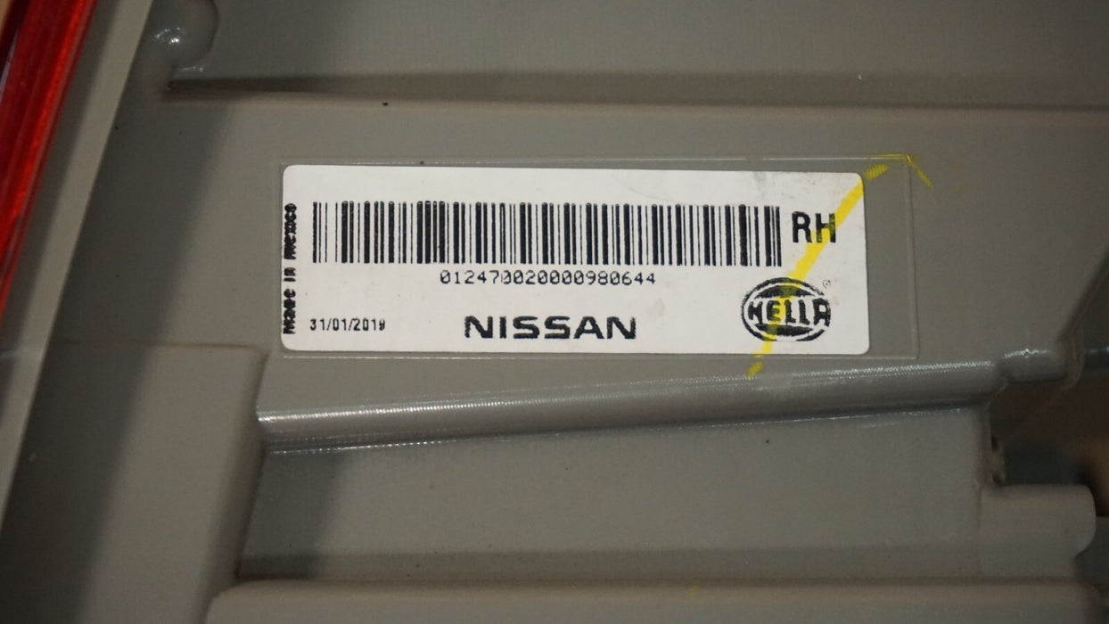 2016-2019 NISSAN SENTRA RIGHT PASSENGER TAILLIGHT TAILLAMP OEM USED 265503YU0A