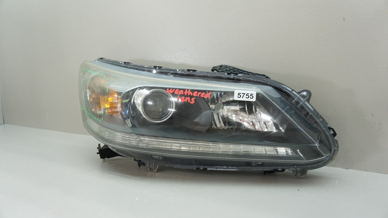 2013-2015 HONDA ACCORD FRONT RIGHT PASSENGER SIDE HEADLIGHT HALOGEN OEM 13 14 15