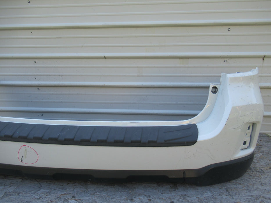 2015-2017 SUBARU OUTBACK REAR BUMPER COVER WHITE PLASTIC WITH VALANCE OEM