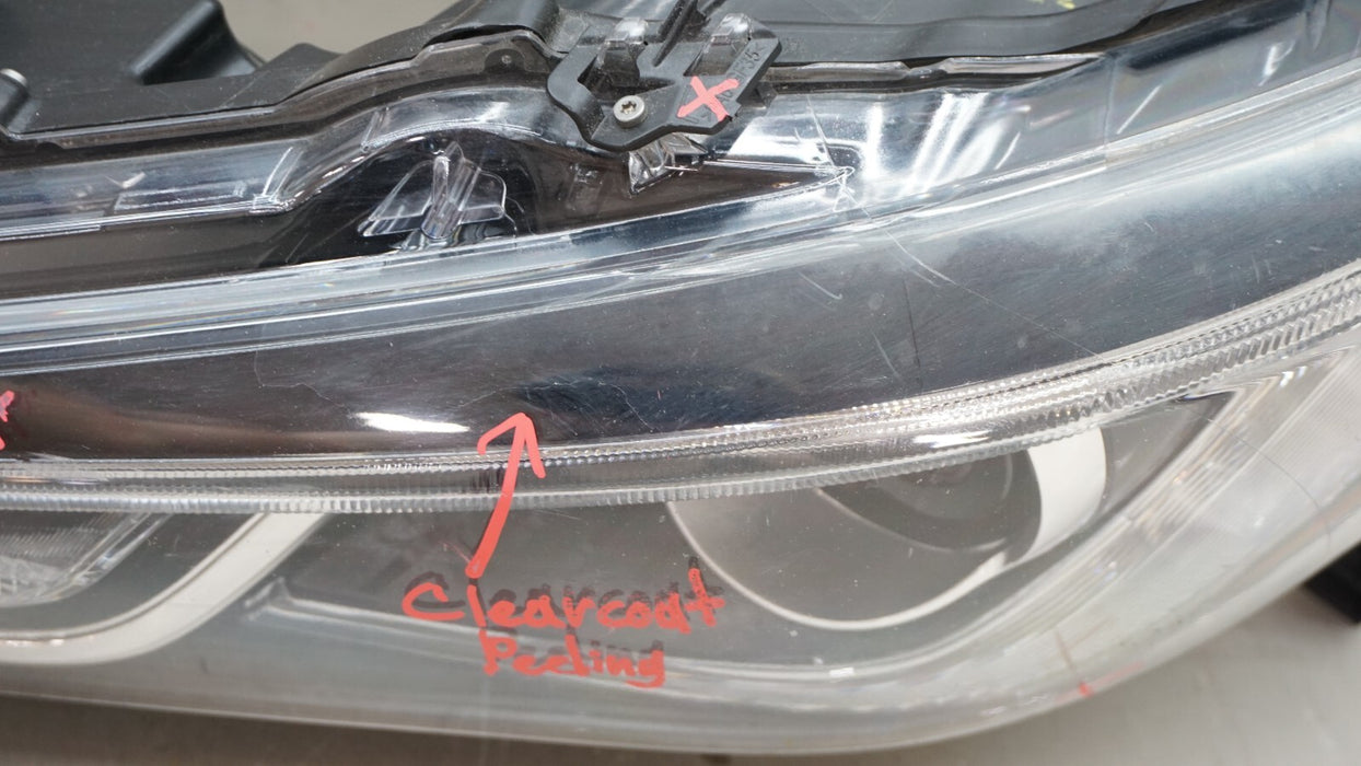 2017-2018 INFINITI QX60 FRONT LH LEFT DRIVER SIDE HALOGEN HEADLIGHT OEM