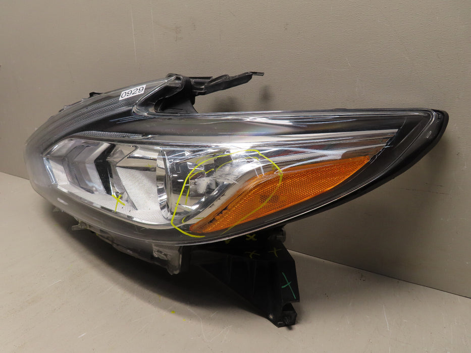 2016 2017 2018 NISSAN ALTIMA FRONT LEFT DRIVER SIDE HEADLIGHT HALOGEN OEM W/LED