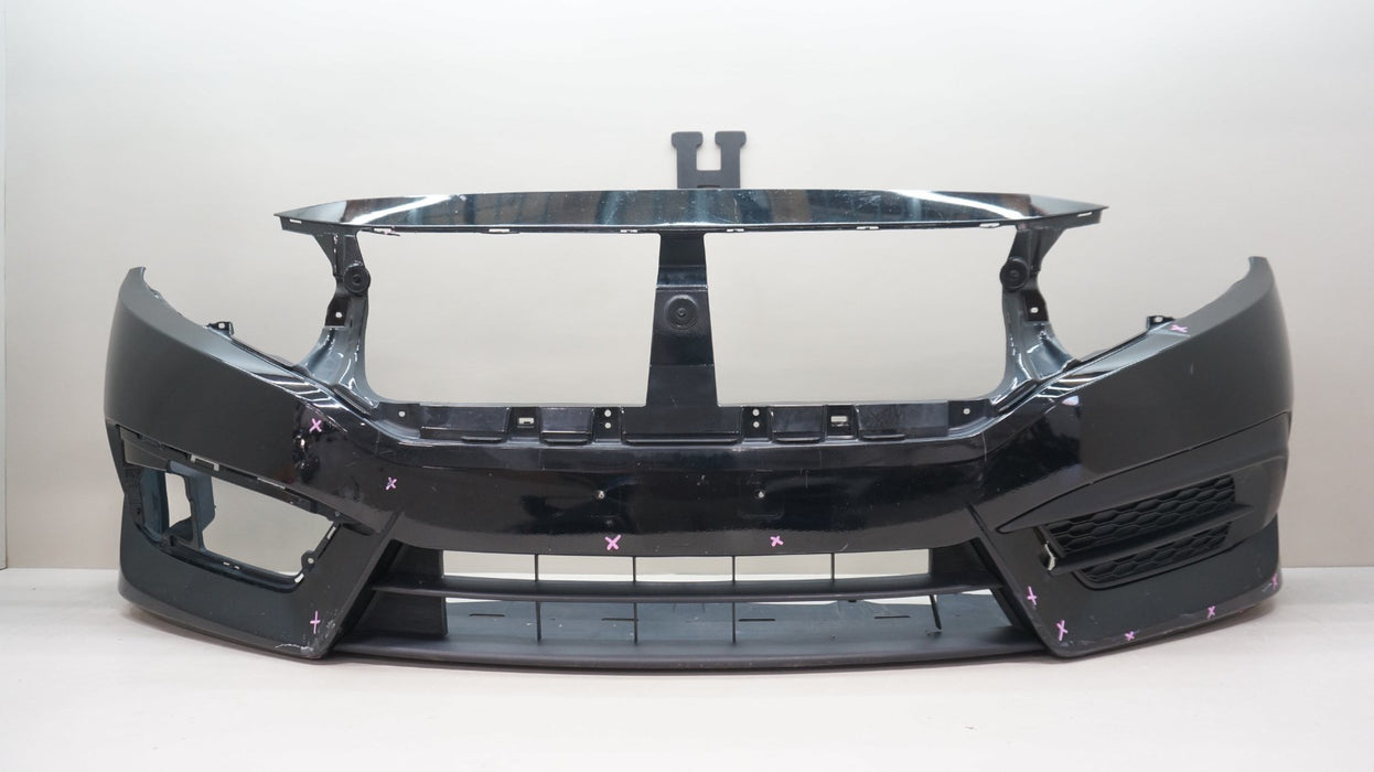 2016-2018 HONDA CIVIC FRONT BUMPER COVER OEM 71101-TBA-A010