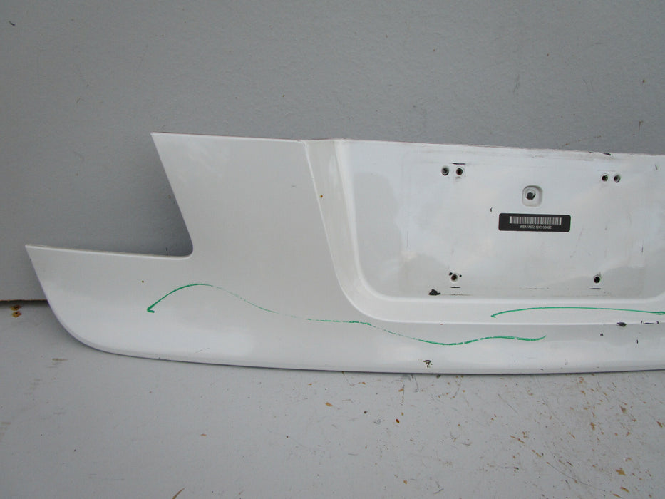 09-15 BMW  F01 F02 740 750 760 REAR TRUNK LICENSE PLATE PANEL COVER TRIM OEM