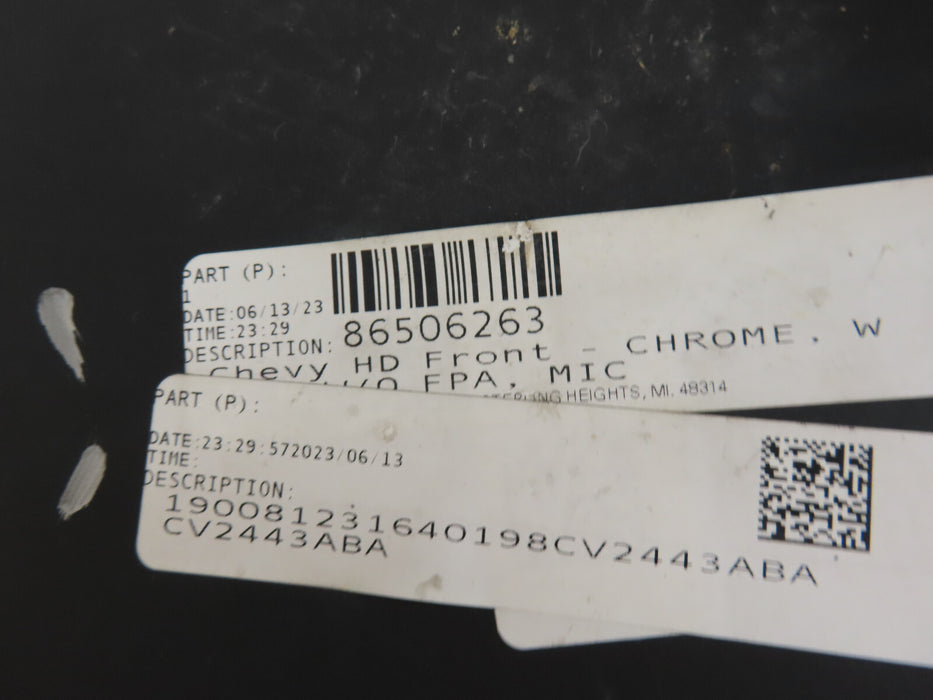 2024 CHEVROLET SLIVERADO 2500 3500 FRONT BUMPER METAL OEM
