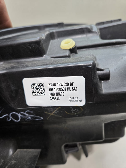 2019-2023 FORD EDGE FRONT RIGHT PASSENGER HEADLIGHT LED  OEM KT4B 13W029