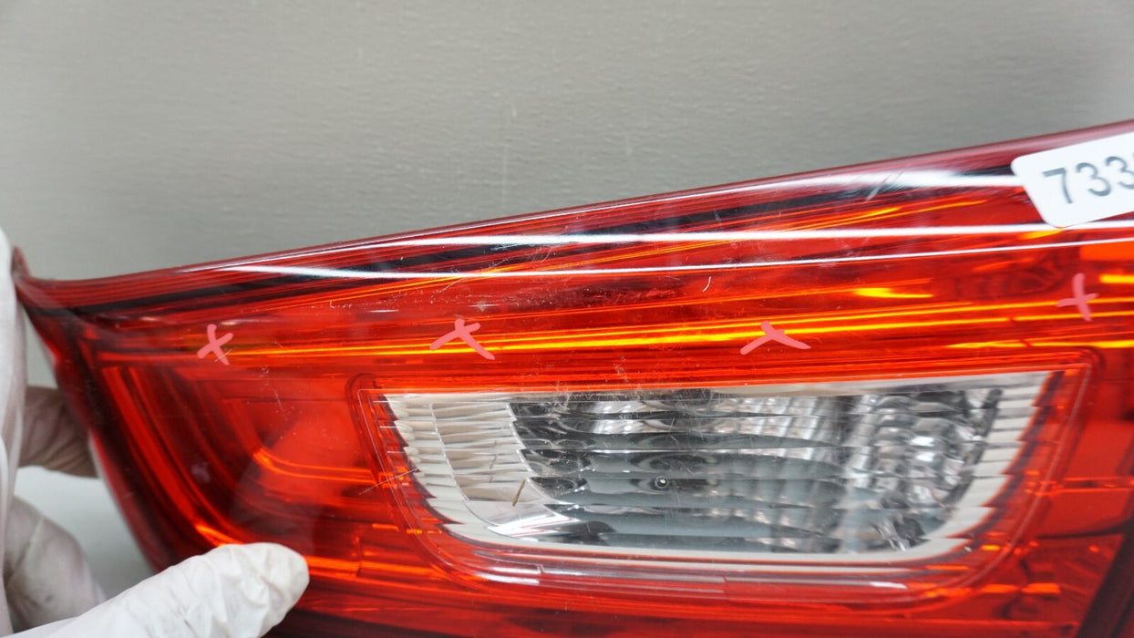 2011-2019 MITSUBISHI OUTLANDER REAR RIGHT PASSENGER SIDE INNER TAIL LIGHT OEM