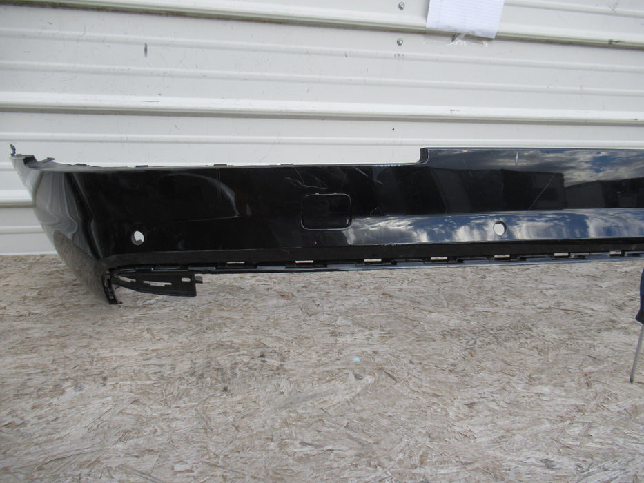 2017-2019 AUDI Q7 REAR LOWER BUMPER COVER W/ PARKING SENSOR HOLES OEM