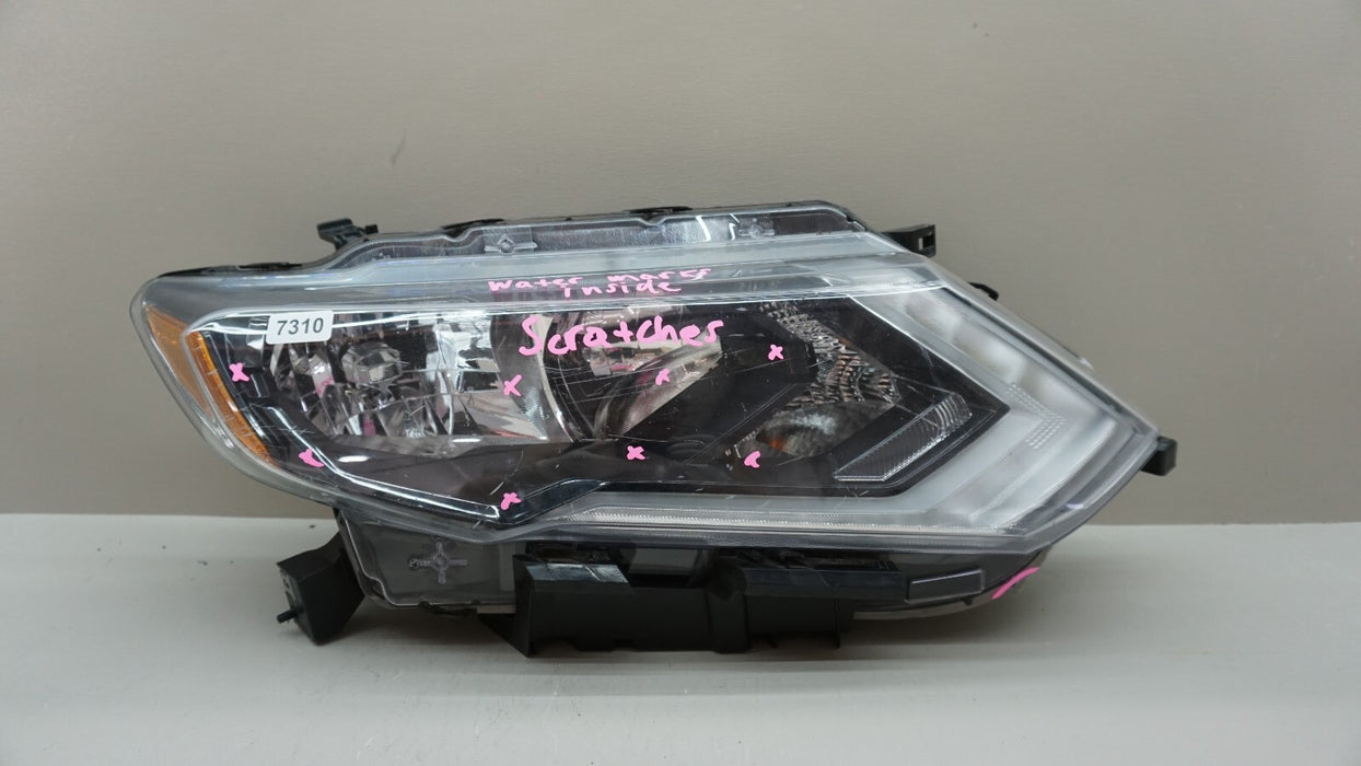 2017-2019 NISSAN ROGUE FRONT RIGHT PASSENGER SIDE HALOGEN LED HEADLIGHT OEM
