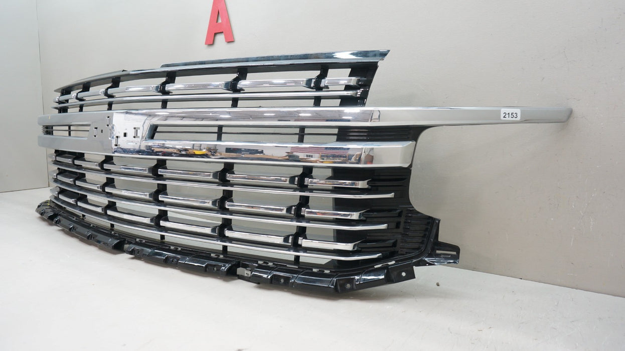 2021-2023 CHEVROLET TAHOE / SUBURBAN FRONT BUMPER RADIATOR GRILLE OEM