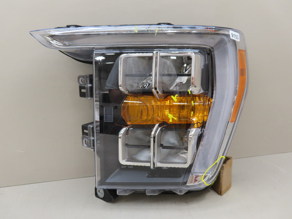 2021-2023 FORD F150 F-150 FRONT LEFT DRIVER  HEADLIGHT LED QUAD OEM NL34-13E015