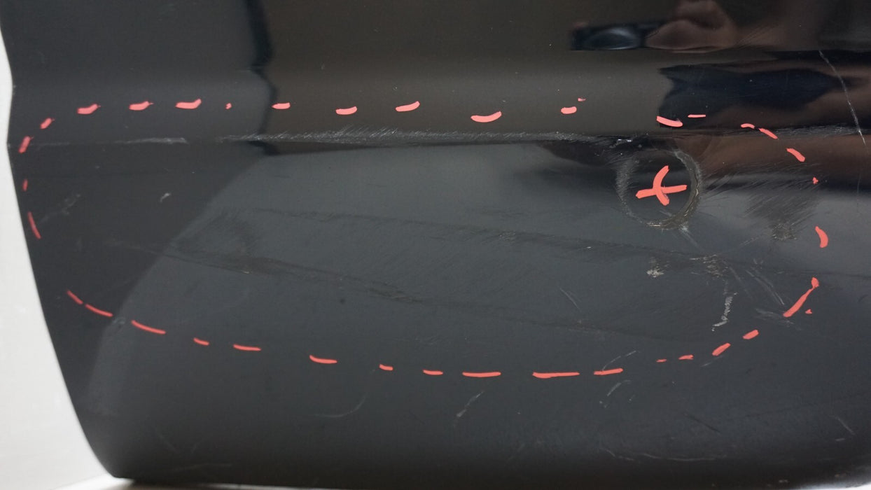 2017-2019 AUDI Q7 SUV REAR BUMPER COVER PANEL W/ SENSOR HOLE OEM 4M0807527