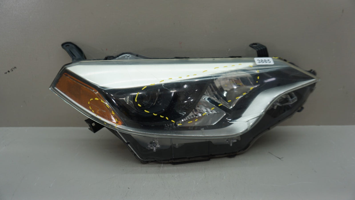 2014-2016 TOYOTA COROLLA FRONTRH RIGHT PASSENGER SIDE LED HEADLIGHT OEM