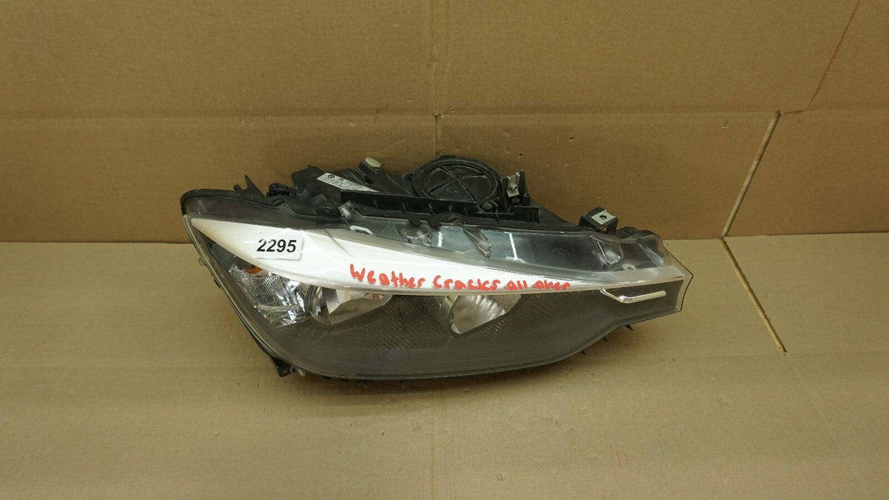 2013-2015 BMW F30 3 SERIES FRONT RIGHT PASSENGER SIDE HEADLIGHT HALOGEN OEM