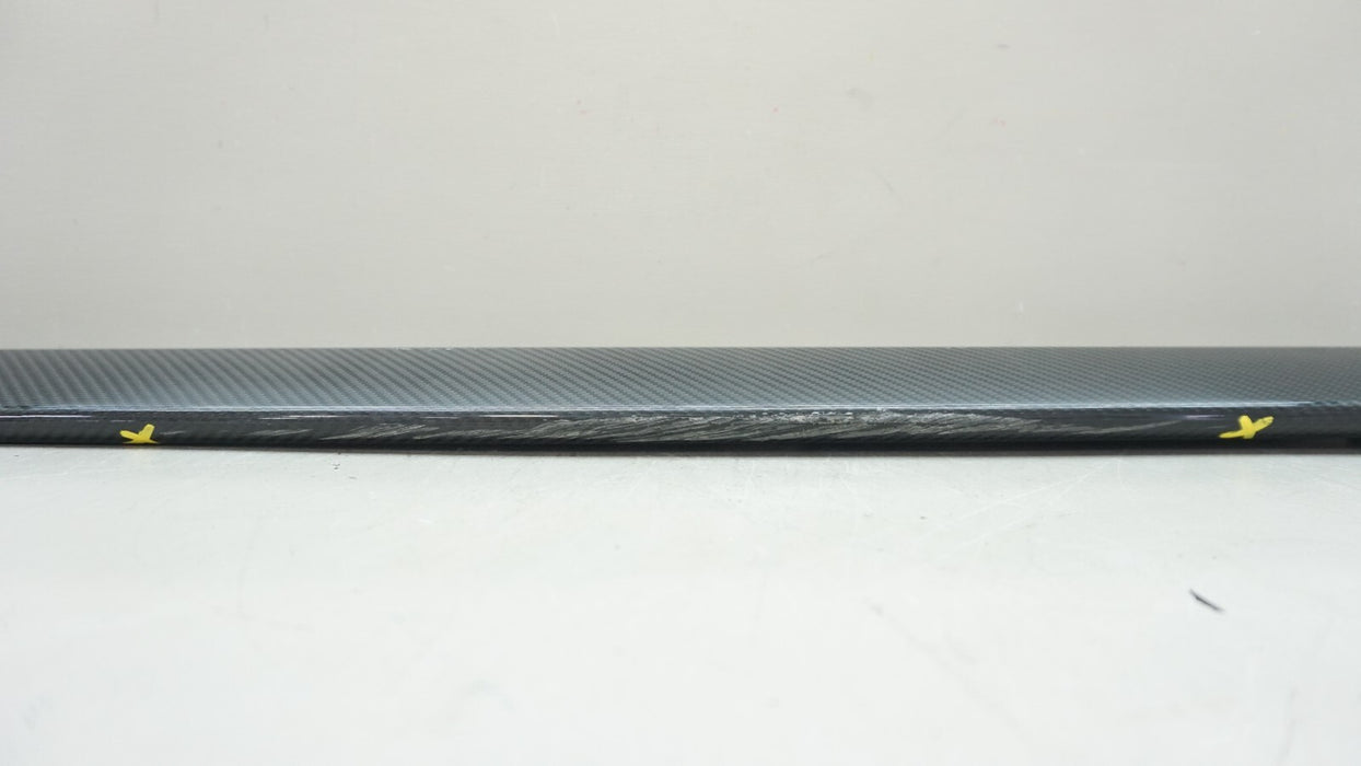 2018+ BENTLEY GT CARBON FIBER LEFT DRIVER SIDE SILL TRIM SKIRT 3SD071995