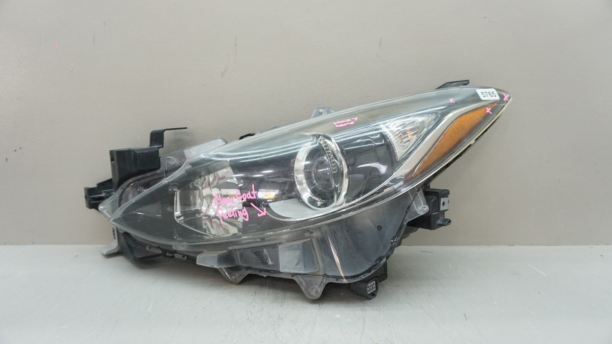 2013-2016 MAZDA 3 FRONT LH LEFT DRIVER SIDE HALOGEN HEADLIGHT OEM