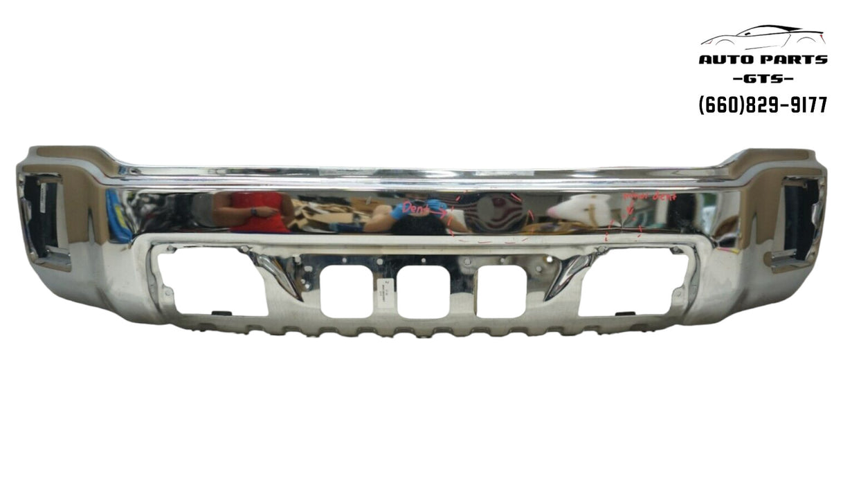 2014-2015 GMC SIERRA 1500 PICKUP FRONT METAL BUMPER COVER PANEL OEM 134Z15