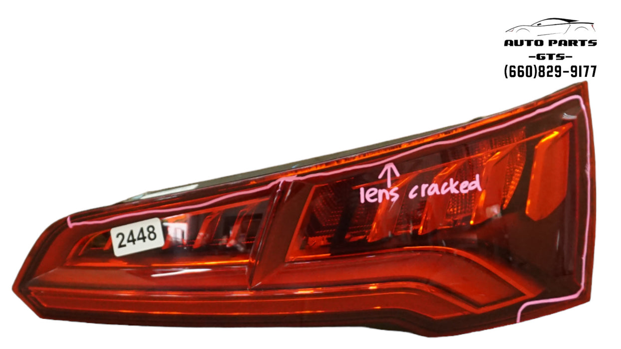 2017-2020 AUDI Q5 SQ5 REAR RIGHT PASSENGER SIDE TAIL LIGHT LED OEM 17 18 19 20