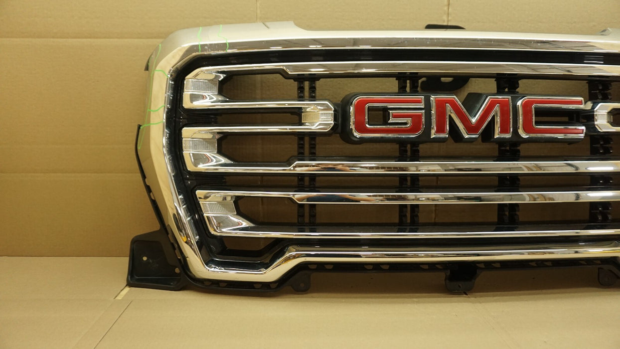 2019 2020 2021 GMC SIERRA 1500 FRONT CHROME GRILLE GRILL FACTORY OEM 19 20 21