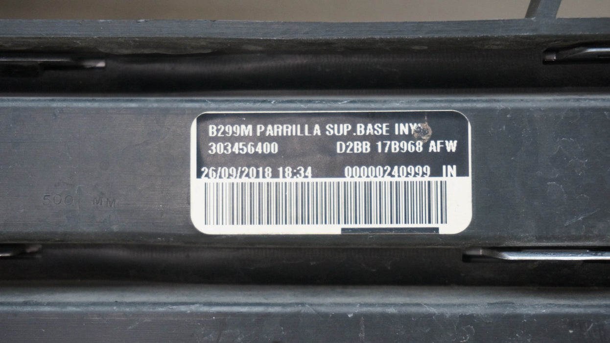 2014-2019 FORD FIESTA FRONT BUMPER UPPER GRILLE GRILL CHROME D2BB-17B968 OEM