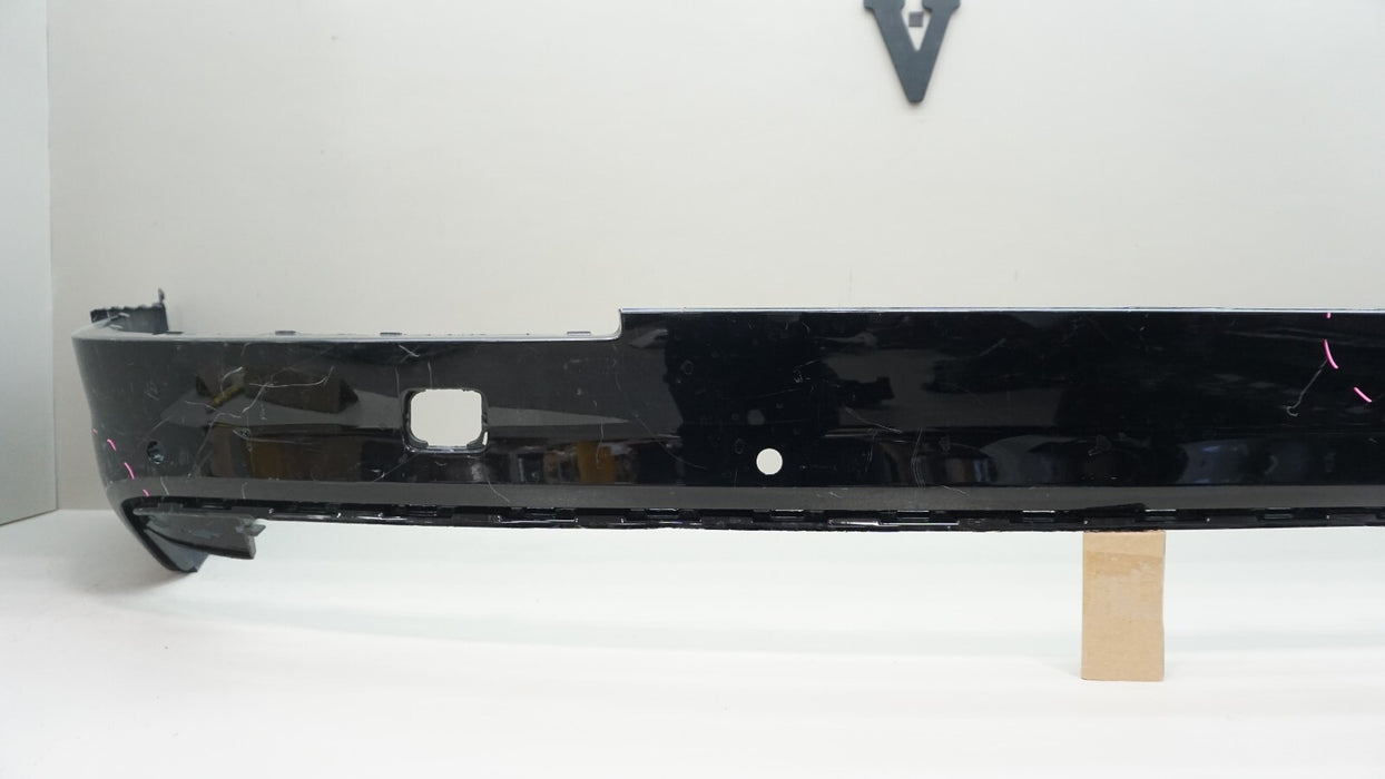 2017-2019 AUDI Q7 REAR LOWER BUMPER COVER W/ PARKING SENSOR HOLES 4M0807527B OEM