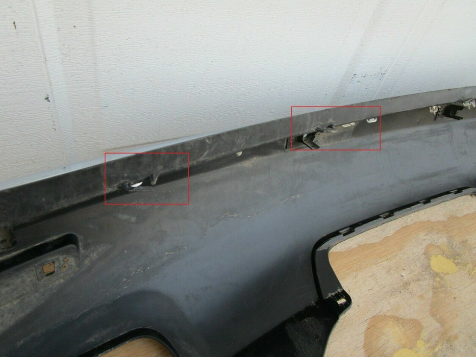 2007-2012 GMC ACADIA REAR BUMPER COVER PANEL PLASTIC W/ SENSOR HOLES OEM