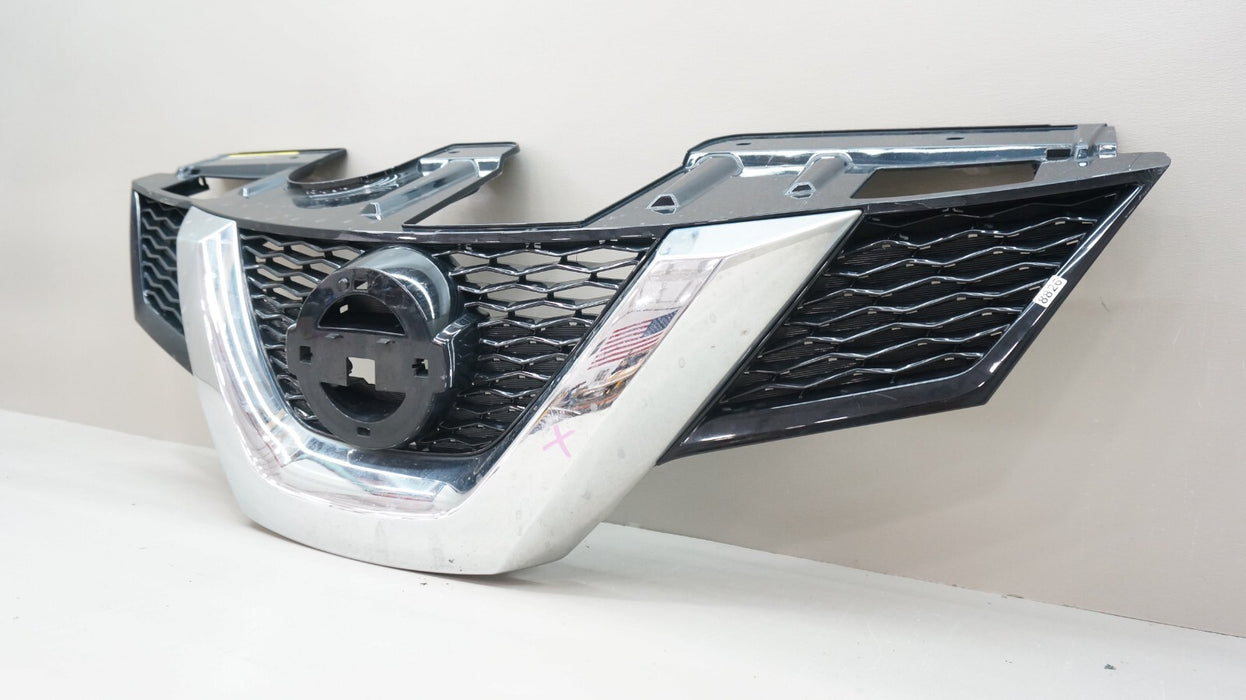 2014-2016 NISSAN ROGUE FRONT BUMPER UPPER GRILLE OEM 623105HA0A