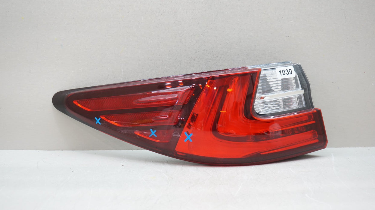 2016-2018 LEXUS ES350 ES300H REAR LEFT DRIVER SIDE TAIL LIGHT OEM