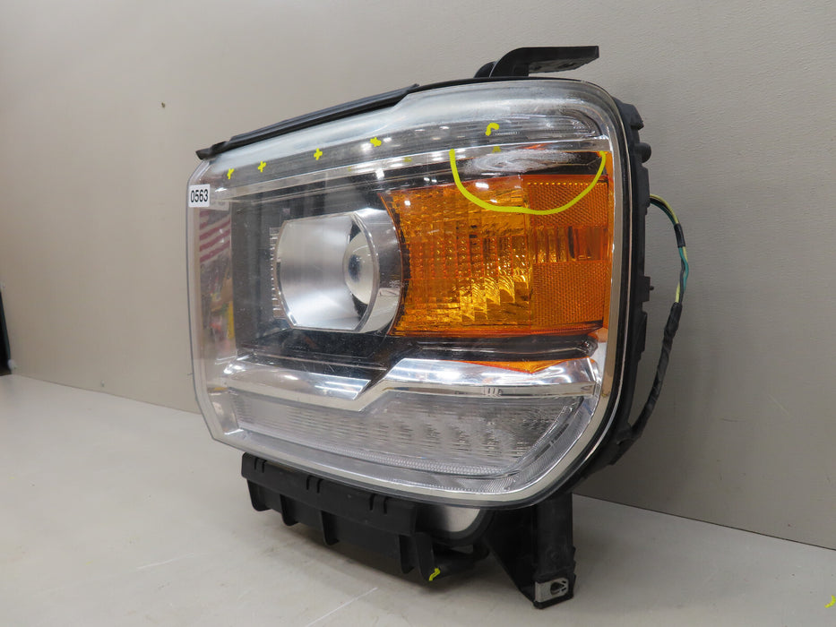 2014-2017 GMC SIERRA 2500 3500 HD LEFT HEADLIGHT LAMP HALOGEN LED OEM 23130715