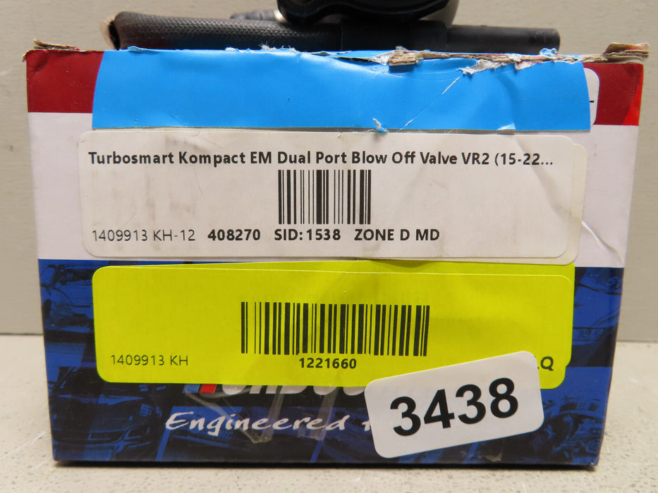 TURBOSMART KOMPACT EM DUAL PORT BLOW OFF VALVE VR2 PATENT PENDING