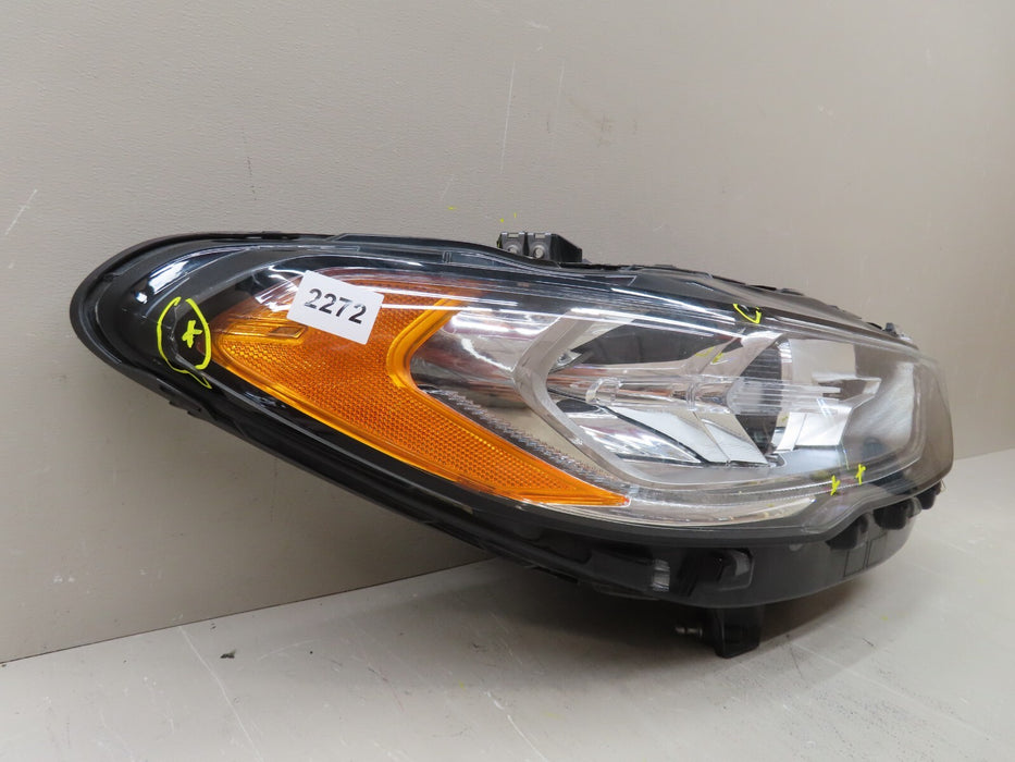 2017-2020 FORD FUSION FRONT RIGHT SIDE HEADLIGHT LAMP HALOGEN OEM HS73-13W029-CF
