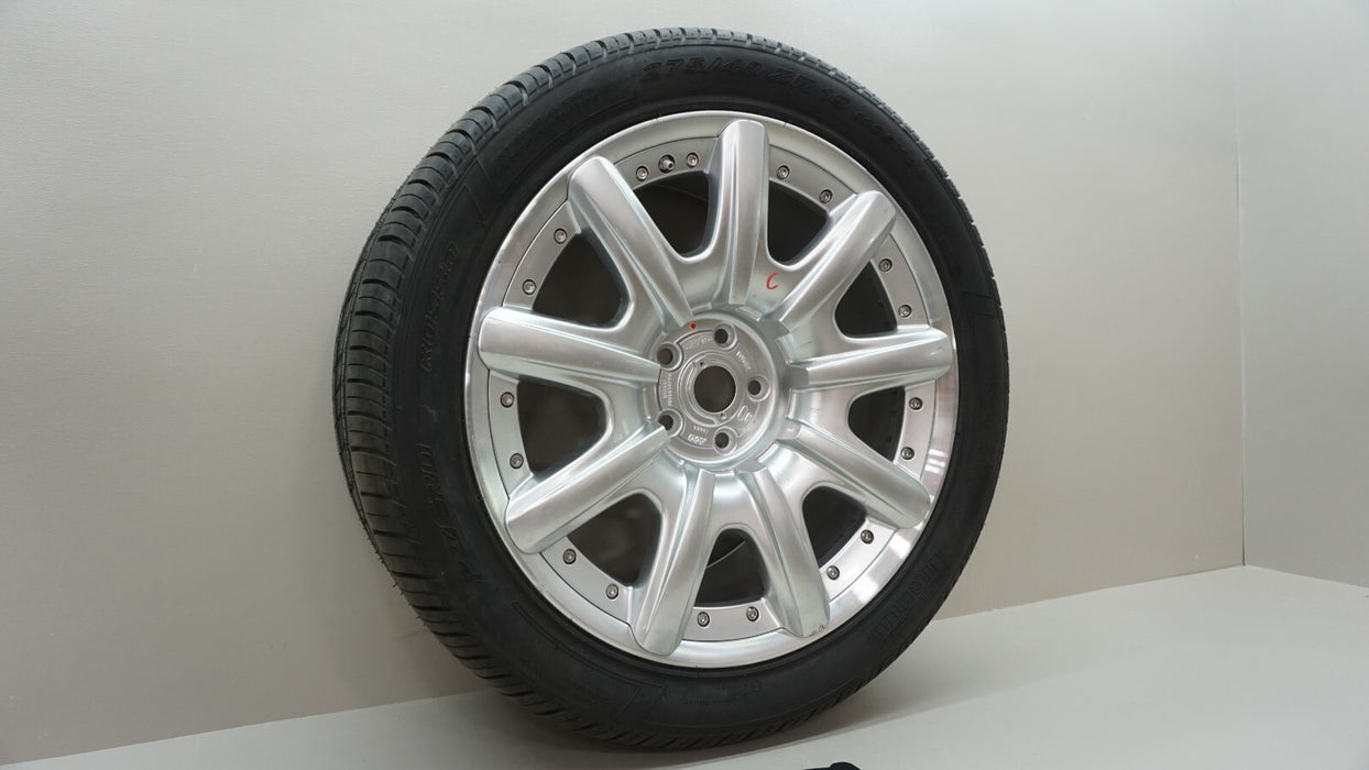 2006-2009 BENTLEY CONTINENTAL GT GTC WHEEL RIM 19X9 19" W/ TIRE 275/40 ZR19 OEM