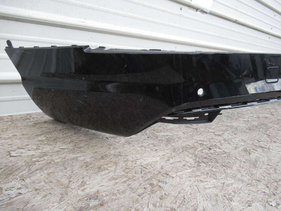 2017-2019 AUDI Q7 REAR LOWER BUMPER COVER W/ PARKING SENSOR HOLES OEM