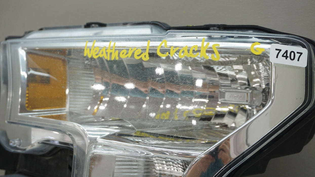 2015-2017 FORD F-150 FRONT LEFT DRIVER SIDE HEADLIGHT LAMP HALOGEN OEM