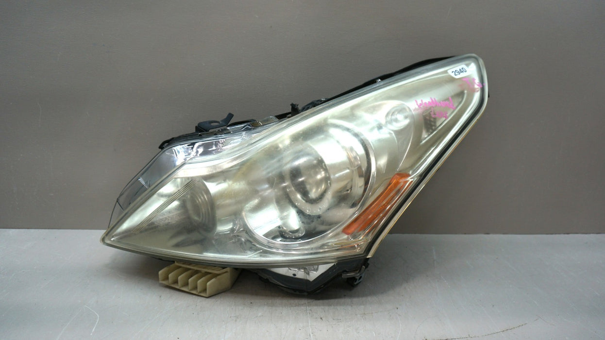 2010-2013 INFINITI G37 SEDAN FRONT LEFT DRIVER SIDE XENON HEADLIGHT OEM