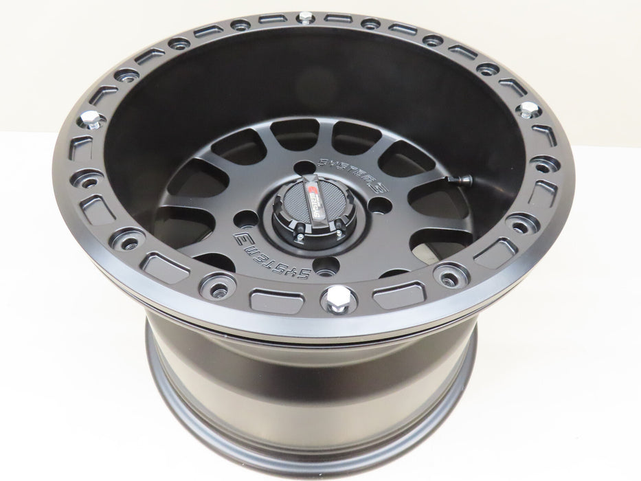 SYSTEM3 OFF ROAD 15X10 4/137 5+5(-5MM) SR5 MATTE BLACK 15S3-55371 RIM (P)