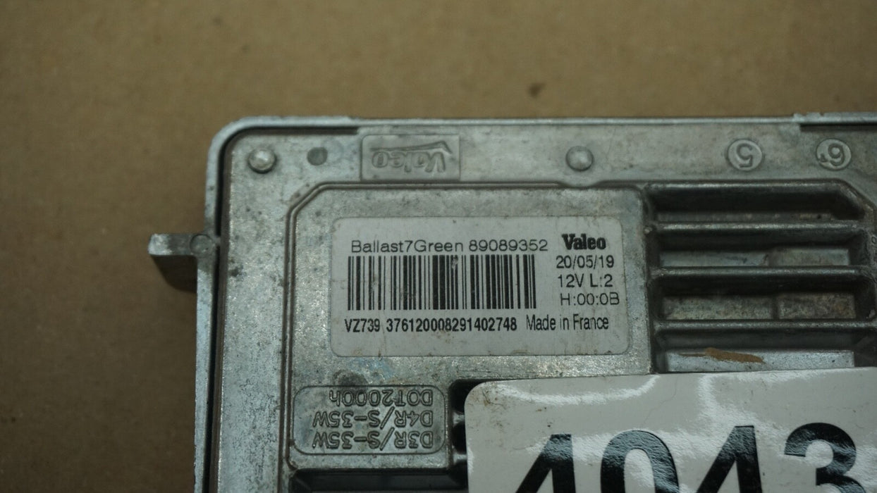OEM VALEO BALLAST CONTROL MODULE 7GREEN XENON HEADLIGHT 89089352