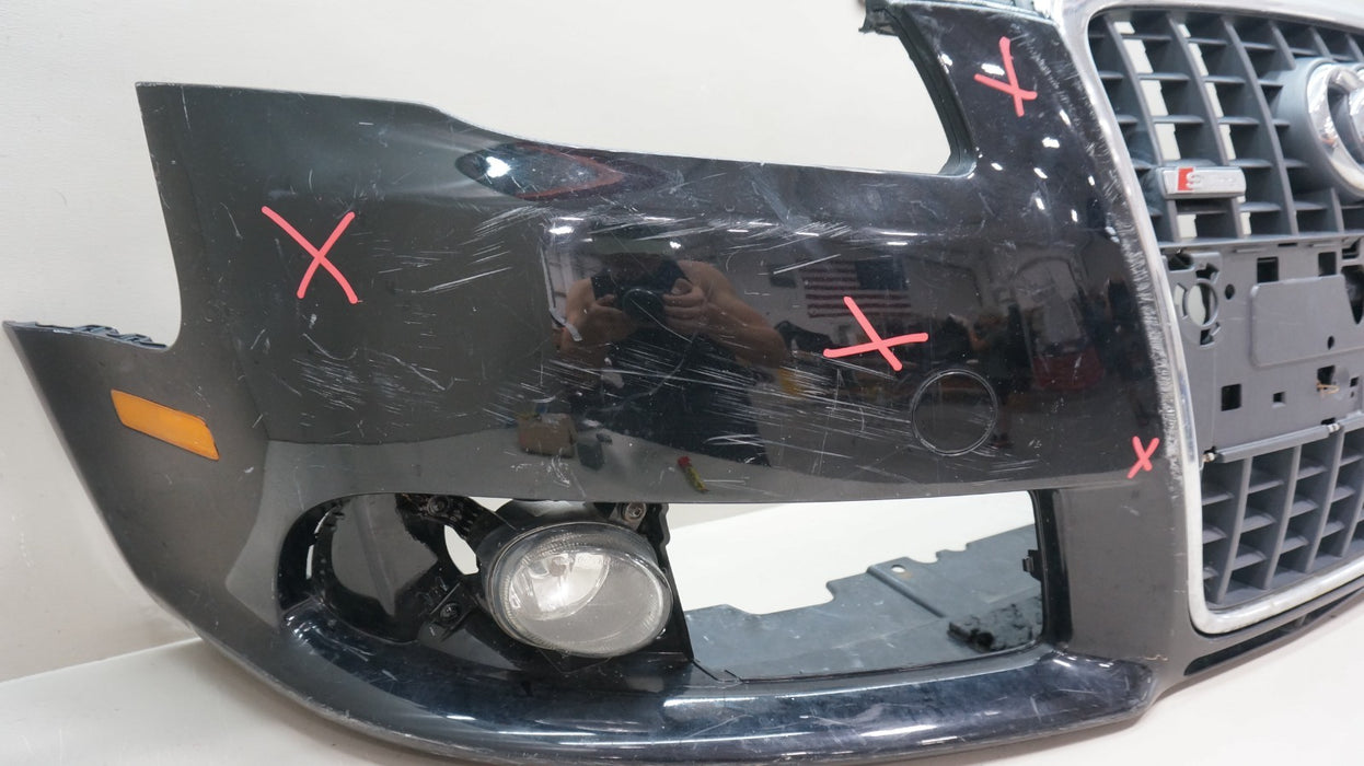 2005-2008 AUDI A4 S-LINE FRONT BUMPER COVER WITH GRILLE AND FOG LIGHTS OEM