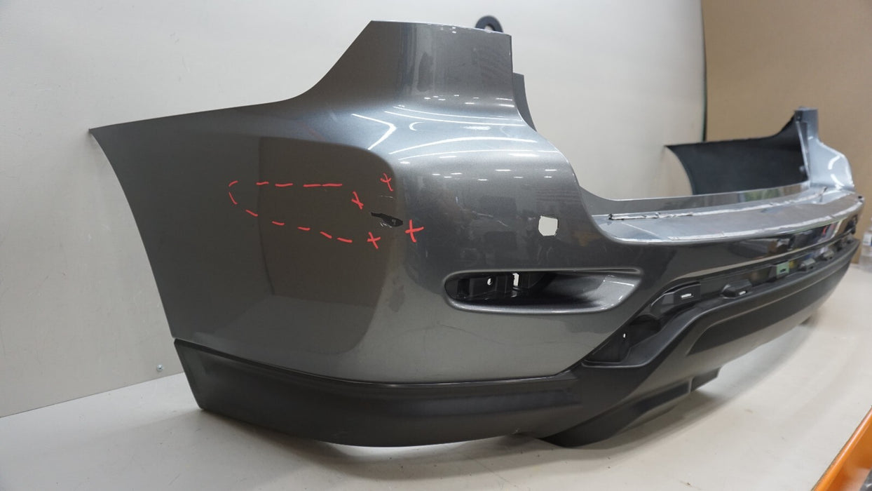 2017-2018 NISSAN PATHFINDER S PLATINUM W/SENSOR HOLES REAR BUMPER COVER OEM