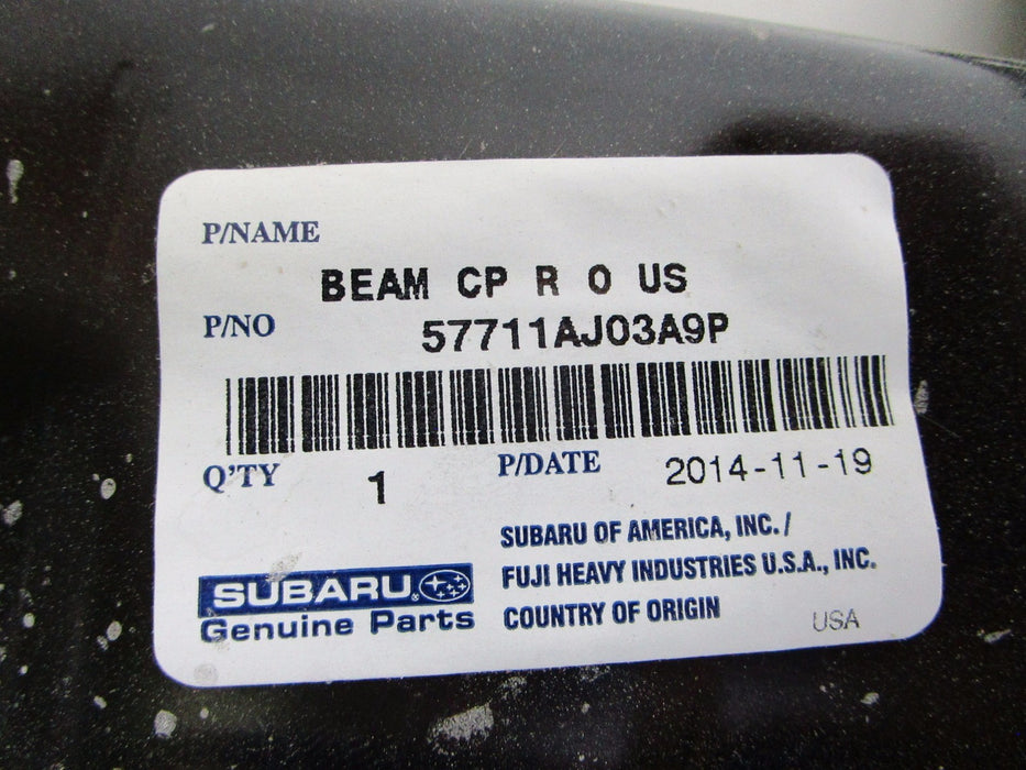 15 16 SUBARU OUTBACK REAR REINFORCEMENT BAR OEM