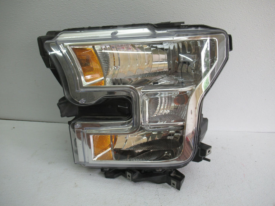 2015-2017 FORD F150 FRONT LEFT DRIVER SIDE HEADLIGHT HEADLAMP HALOGEN OEM