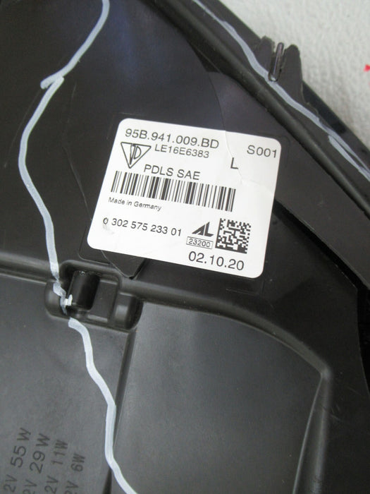2019 2020 2021 PORSCHE MACAN LEFT DRIVER SIDE HEADLIGHT LED LAMP LENS OEM