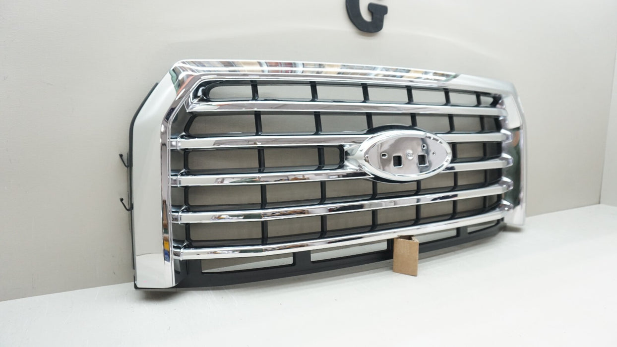 2015-2017 FORD F-150 FRONT CHROME RADIATOR GRILLE CAPA AFTERMARKET