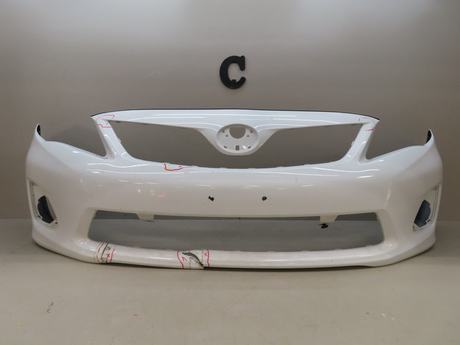 2011-2013 TOYOTA COROLLA FRONT BUMPER COVER OEM 52119-02380