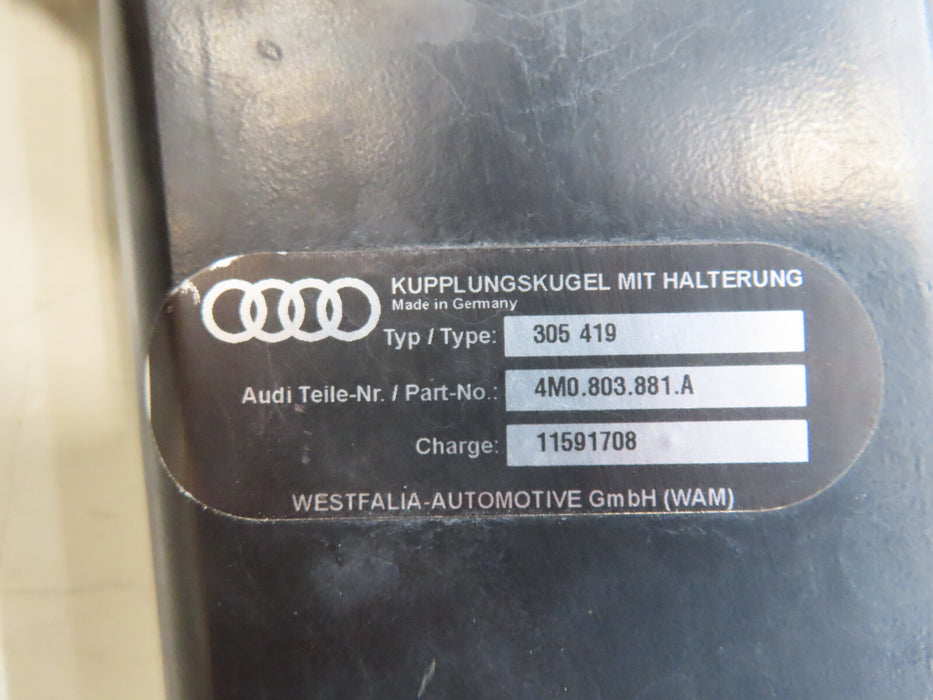 2017-2023 AUDI Q7 REAR TOW TOWING HITCH TRAILER BAR OEM 4M0803881A