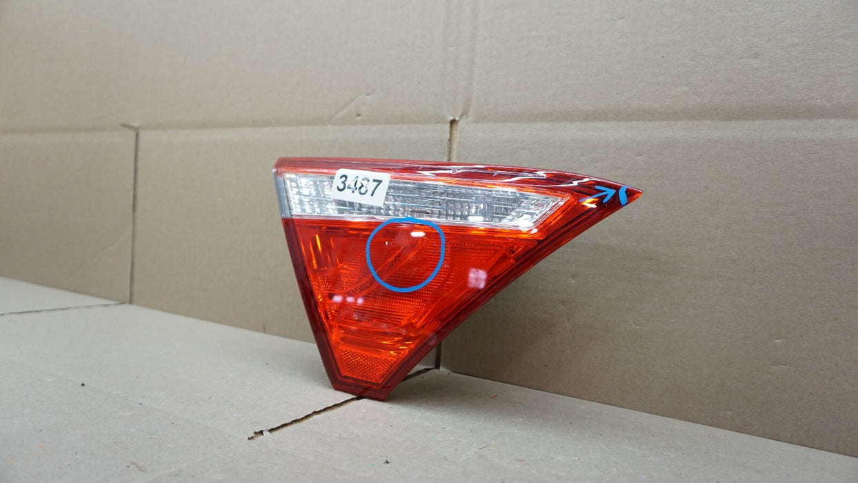 2015-2017 TOYOTA CAMRY REAR LEFT  DRIVERS INNER TRUNK TAIL LIGHT OEM 15 16 17